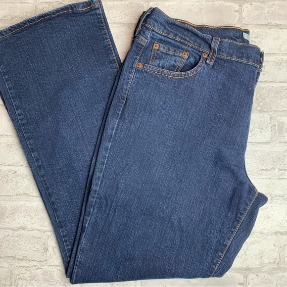 Levi’s 515 Bootcut Blue Jeans Woman’s 16 Stretch EUC - Picture 1 of 8